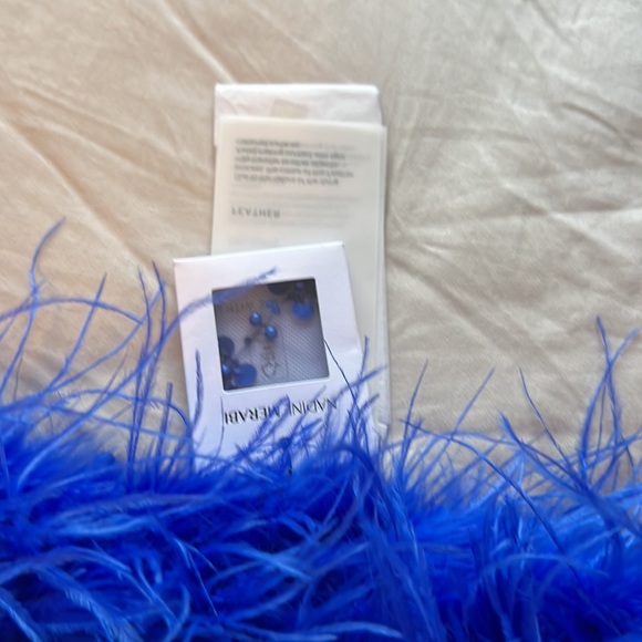 Brand new Royal blue fur dress - Picture 6 of 12